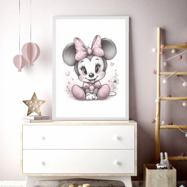 Tableau Minnie Dessin