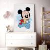 Affiche Décorative "Mickey Petit Pilote" – Cadre Inclus