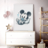 Affiche Décorative "Bébé Mickey Tétine" – Cadre Inclus