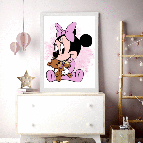 Tableau Minnie et Ourson