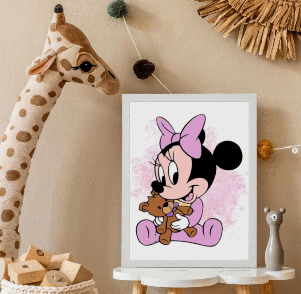 Tableau Minnie et Ourson